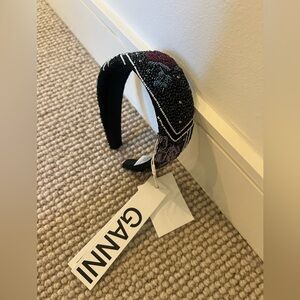 Ganni Beaded Headband NWT